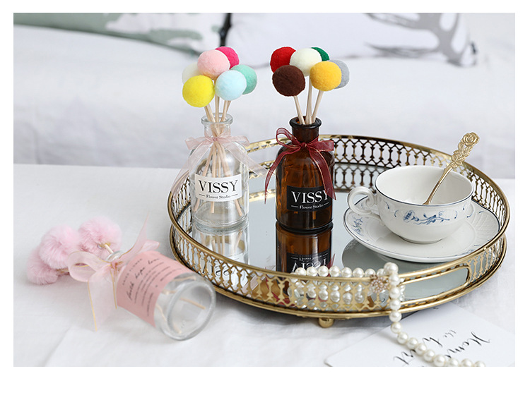 毛球花瓶家居装饰品摆件摄影道具抖音拍摄道具ins网红拍照道具