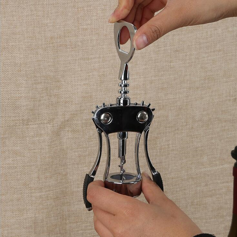 创意 多功能简易欧式翼型蝶形 锌合金啤酒 红酒开瓶器 启瓶器批发