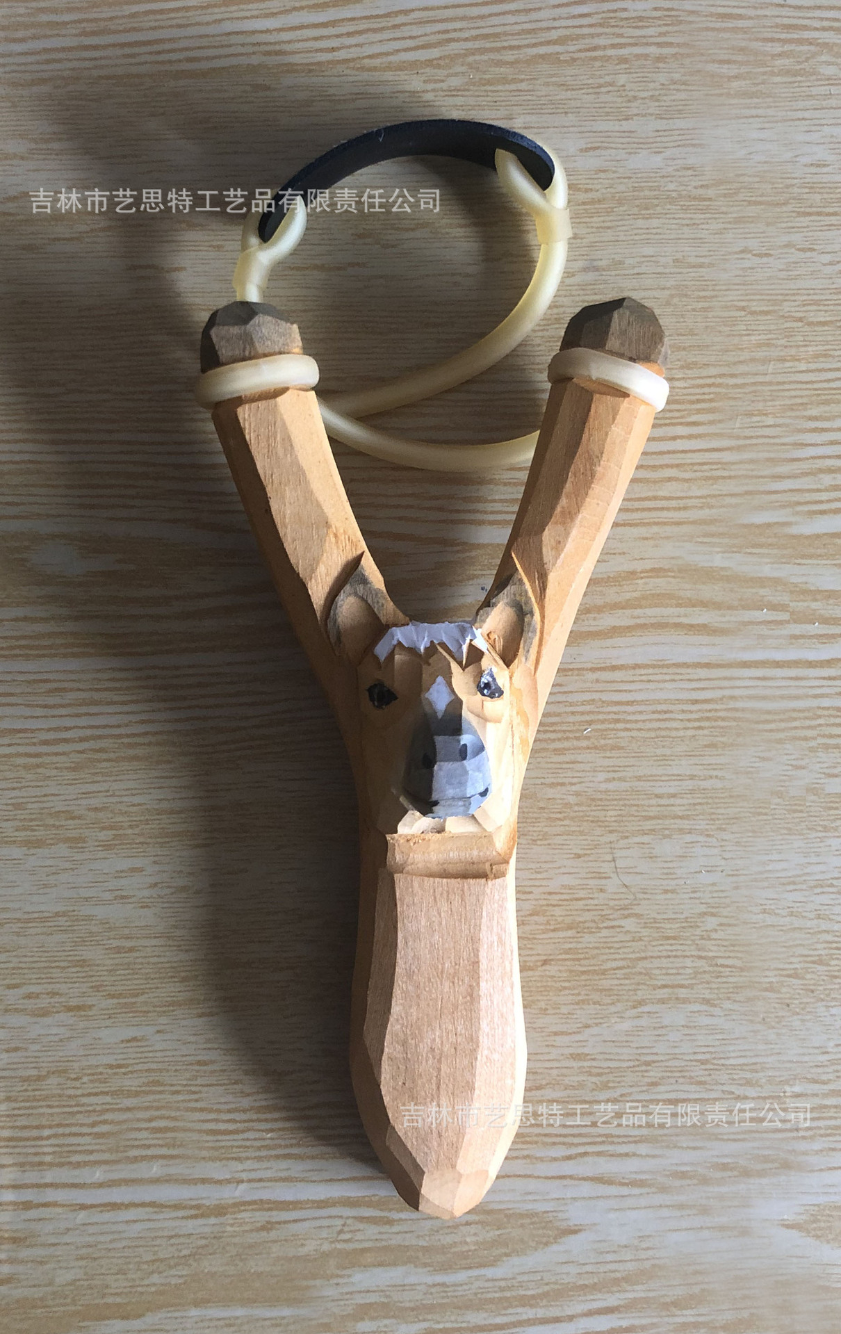 手工雕刻木雕弹弓卡通弹弓动物玩具弹弓儿童玩具弹弓地摊旅游弹
