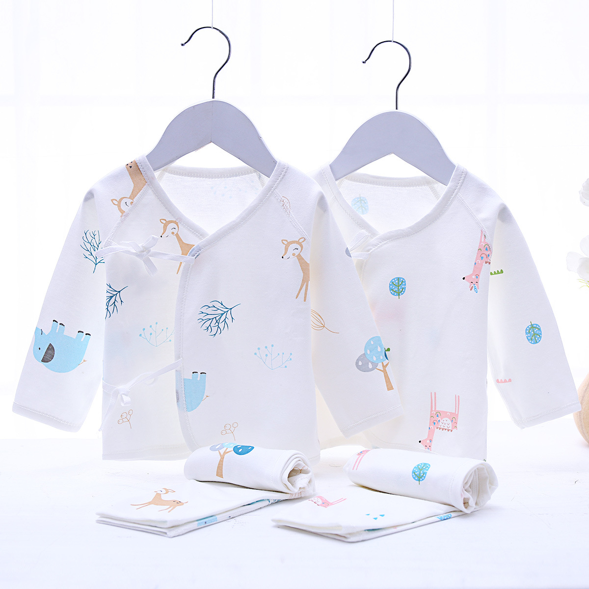 新生儿棉衣服 宝宝无骨套装0-3-6个月系带和尚服春秋冬婴儿内衣.