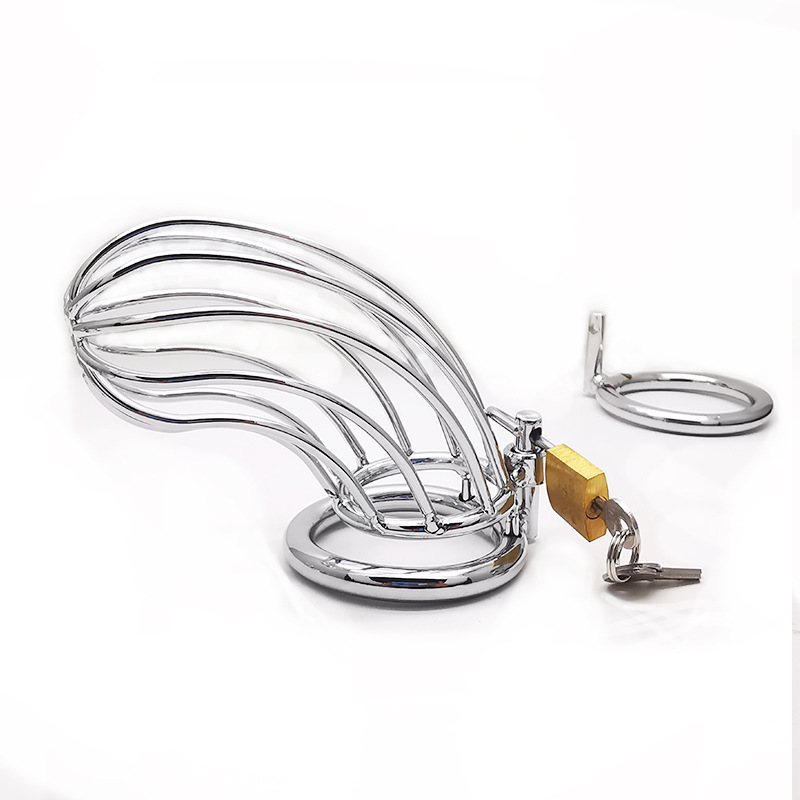玩具情趣金属不锈钢cb男用贞操锁成人用品厂家直供