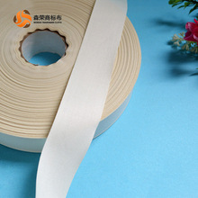 空白商标材料 印刷商标材料 优质PT043米黄纺棉布 厂家大量批发