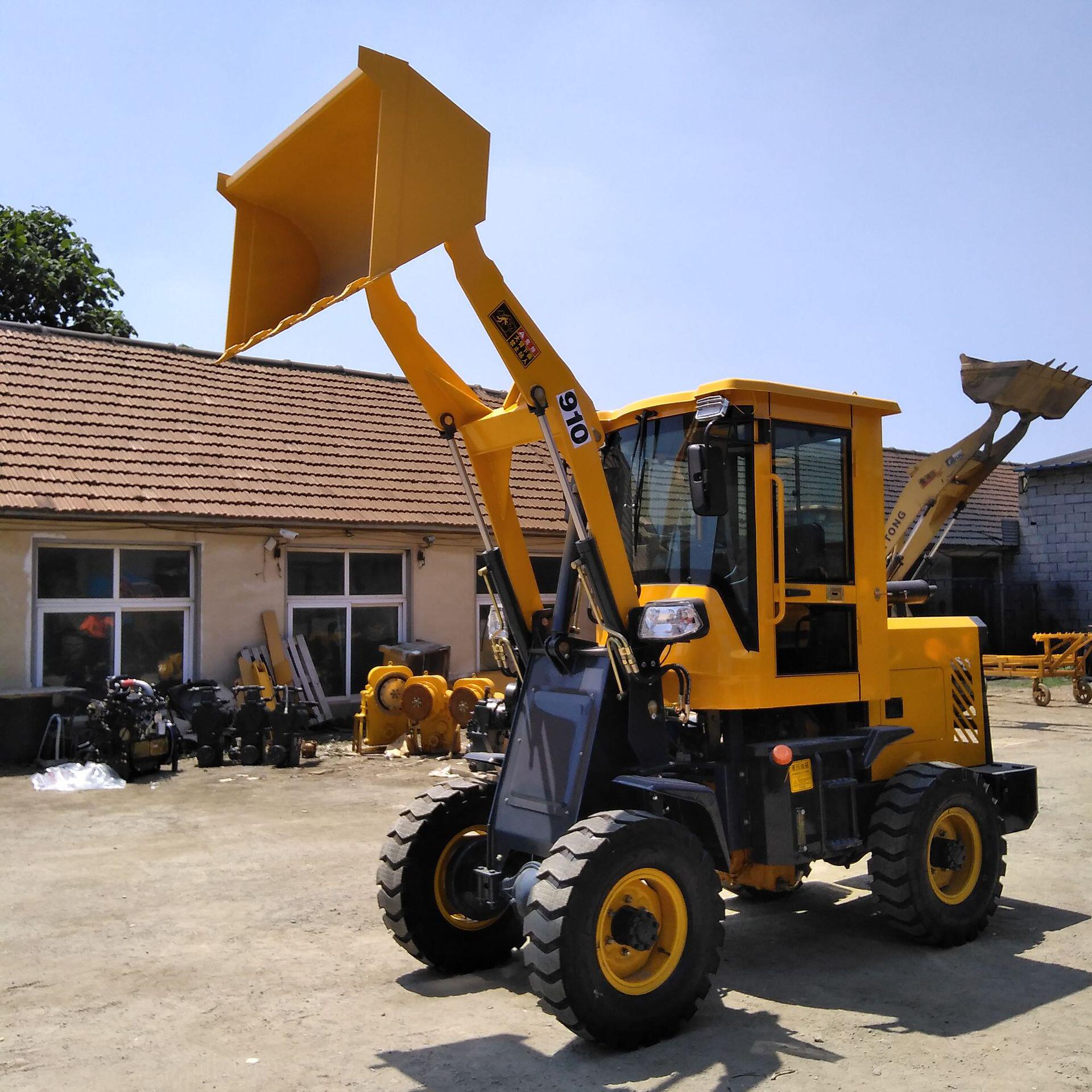 全液压助力装载机 建筑工程装载机械906型小铲车油耗低 操作简单