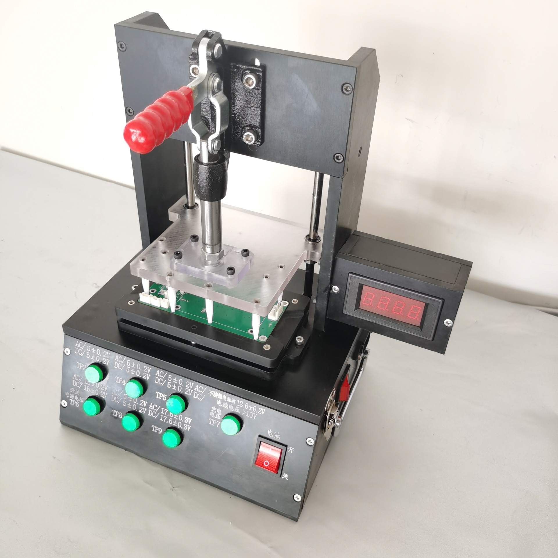 深圳厂家直销专用功能测试治具 电木手动工装夹具 pcba测试架