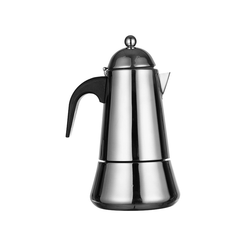 New Stainless Steel Big Belly Mocha Coffee Pot Coffee Appliance Coffee Sharing Pot