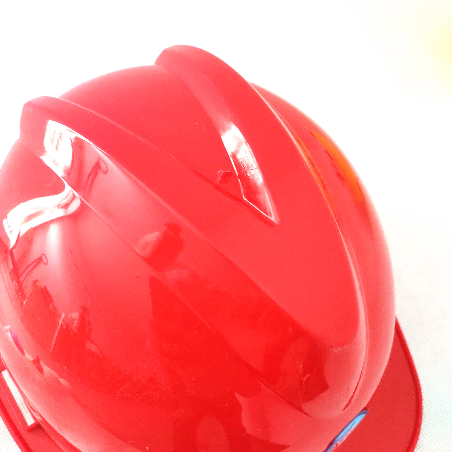 va塑料安全帽 v型加固防砸抗冲击工地施工 劳保防护安全帽y类