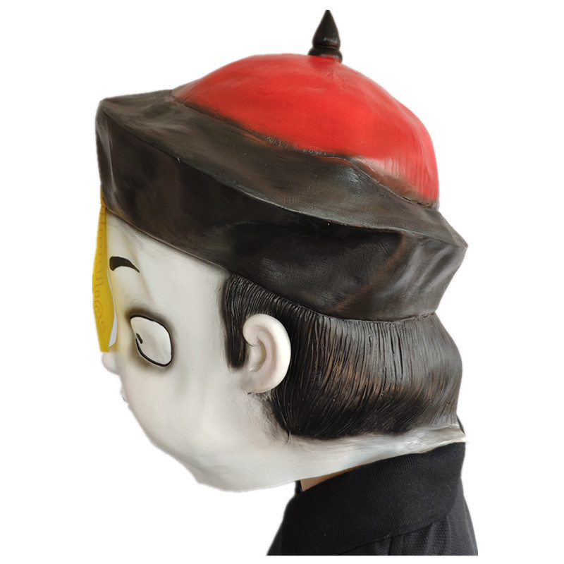 万圣节恐怖僵尸面具狂欢节鬼节乳胶头套化妆道具鬼屋密室跳尸面具