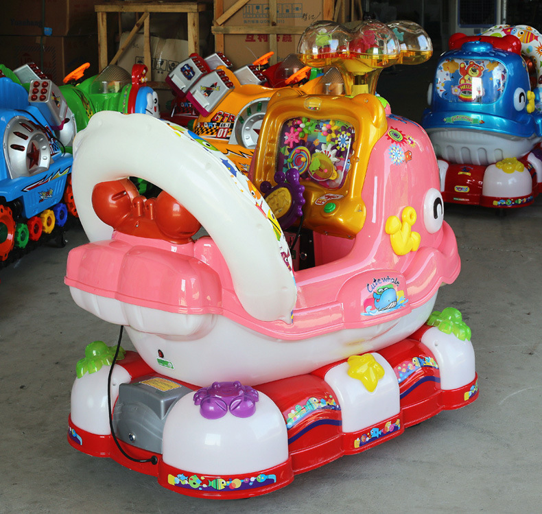 摇摇车电动qq鲸厂家直销儿童优有乐摇摆机超市小孩扫码投币玩具车