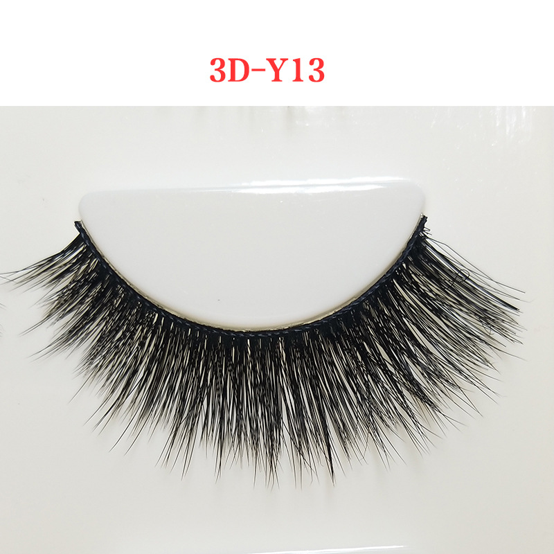 3D False Eyelashes Factory in Stock Wholesale Eyelash Foreign Trade Manual Simulation Eyelashes Various Styles