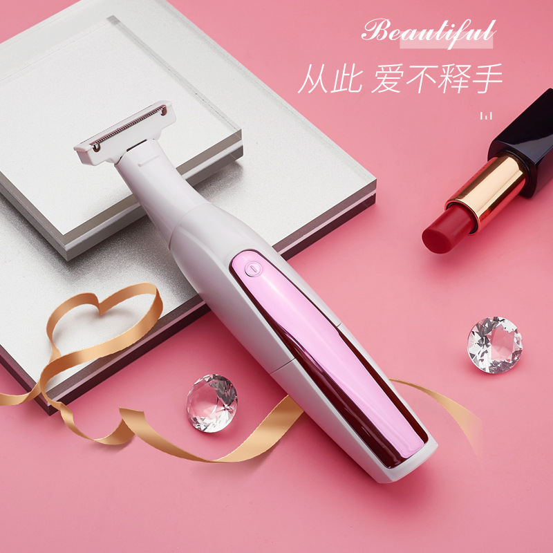 Shuangke Source Wholesale New Women's Rechargeable Three-in-One Lady Shaver Suit Hair Shaver OEM Processing Wholesale