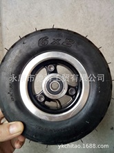 厂家直销电动滑板车轮胎6x2内外胎耐磨6x2轮毂F0快轮后轮改装件