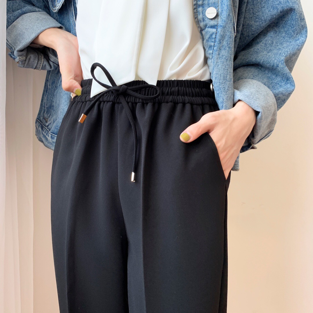 seawhen 19新款 通勤挽脚休闲裤 挽脚口显瘦中缝裤 5120