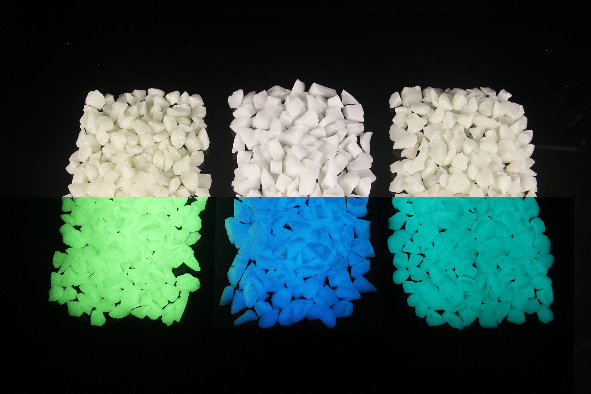 厂家直供 路面专用夜光石 玻璃夜光石 高亮夜光石