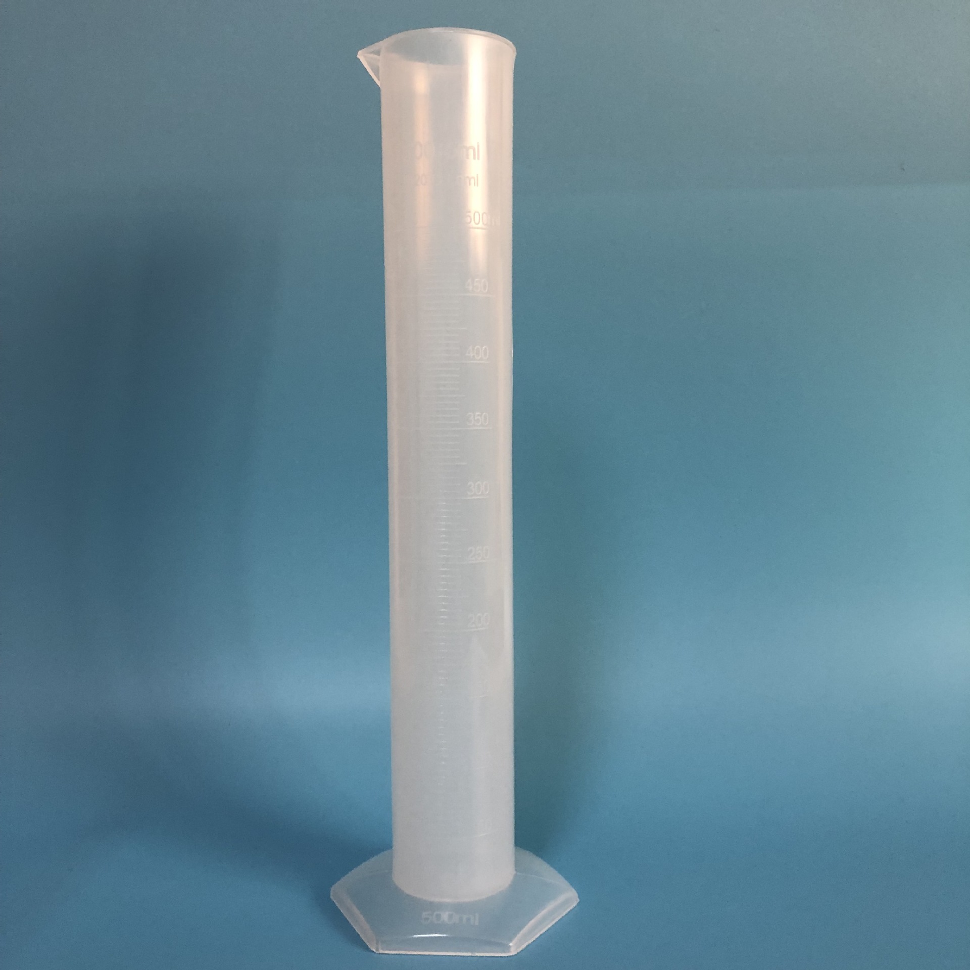 塑料量筒 500ml量筒 测量筒 刻度精准 实验室仪器耗材 量筒