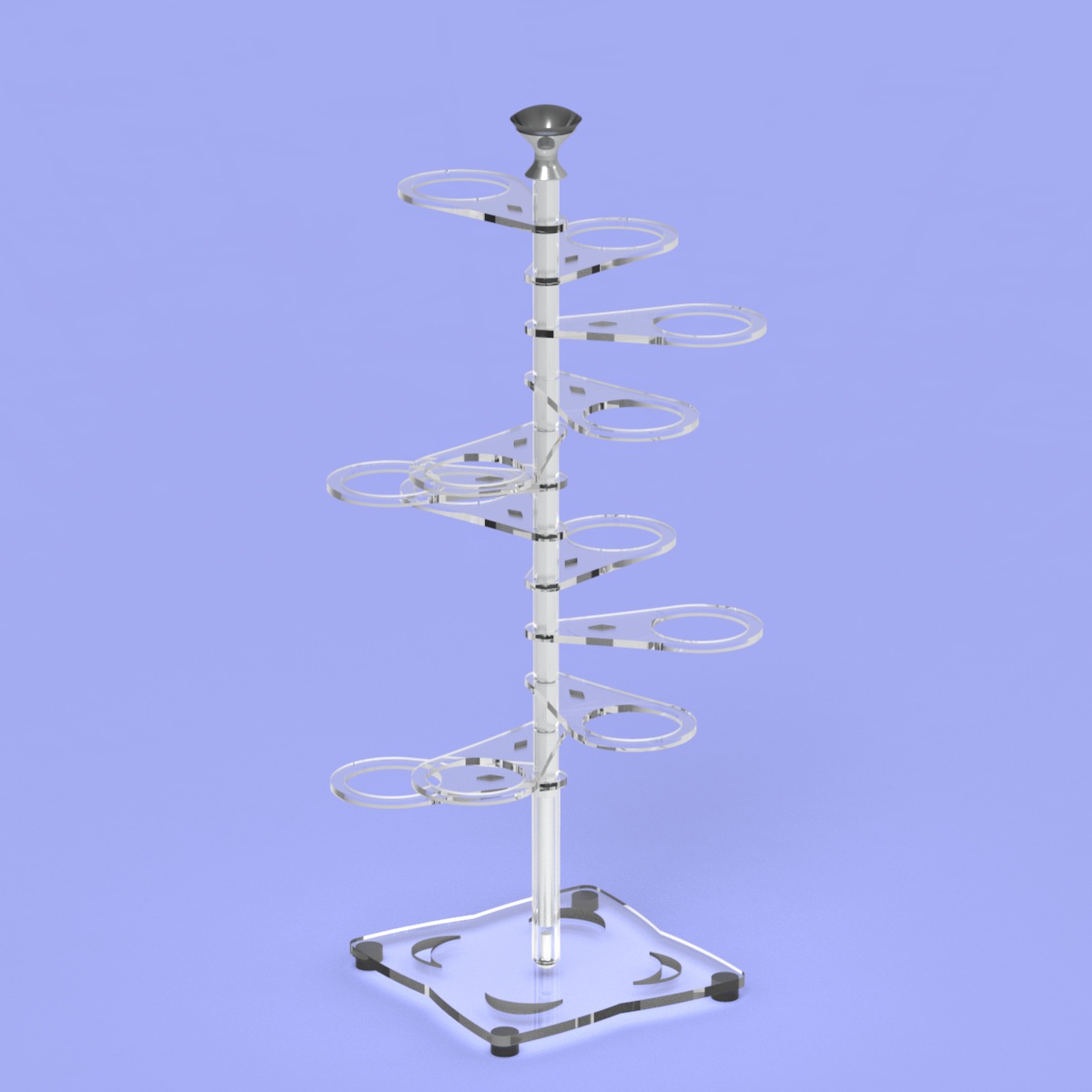 冰淇淋架子展示架甜筒架亚克力冰激凌蛋筒支架蛋卷架脆筒寿司卷架