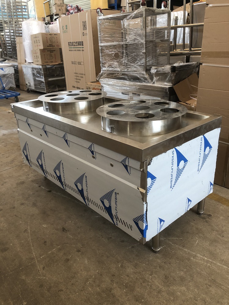 广式燃气布拉肠粉炉商用七星板双蒸炉一蒸一布肠粉炉全自动肠粉机