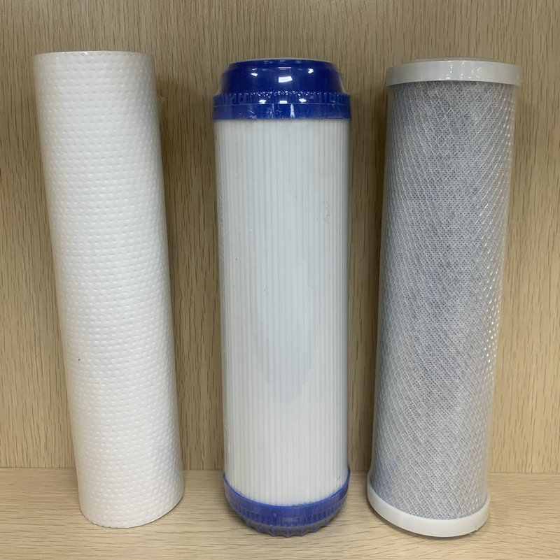 10寸净水器滤芯套餐 pp棉净水器滤芯 颗粒活性炭压缩活性碳滤芯