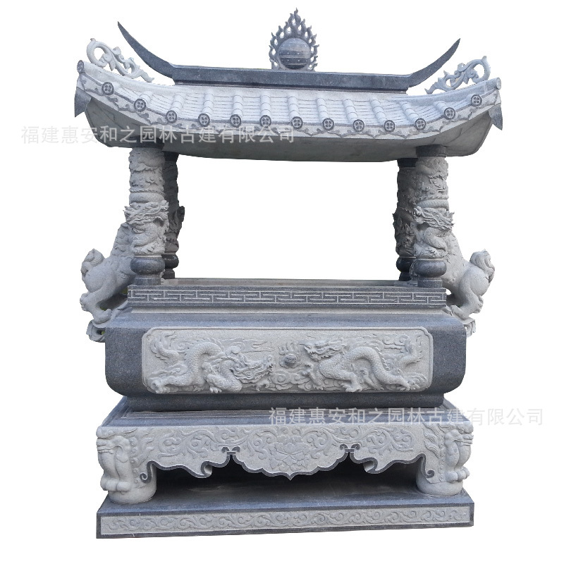 出土宋代石雕香炉 芝麻白香炉 老石雕香炉图片大全大型厂家