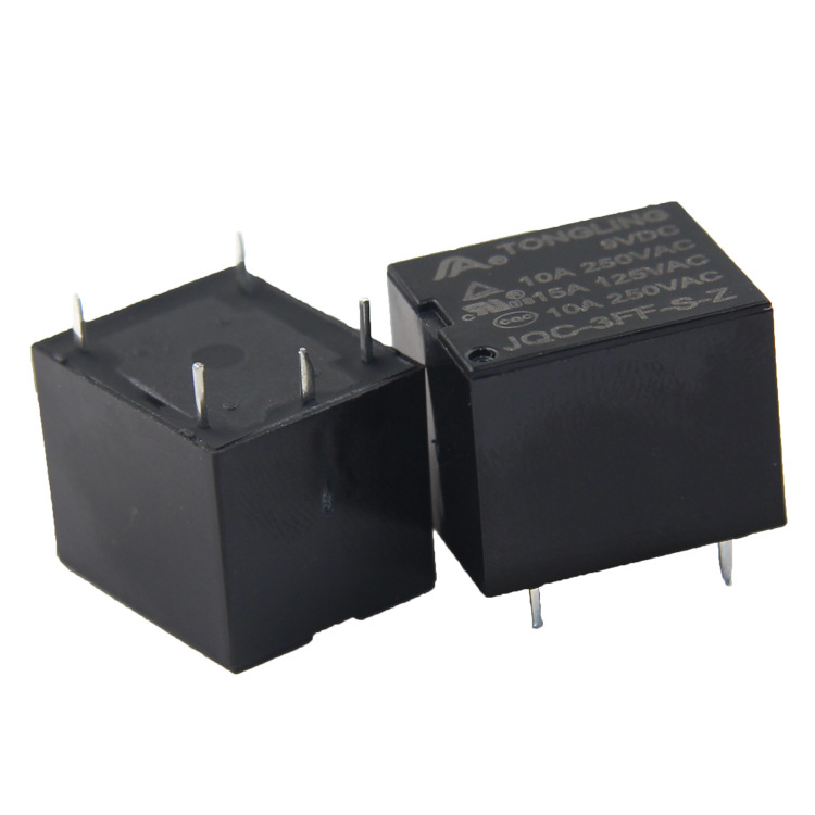 原厂供应10a 5脚9v 12v 24v转换型t73小型电磁继电器jqc-3ff-s-z