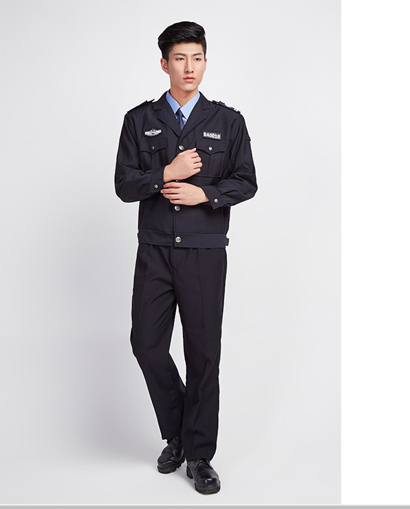 保安服冬装定做新款保安服物业保安服治安外套订做警察服装b36
