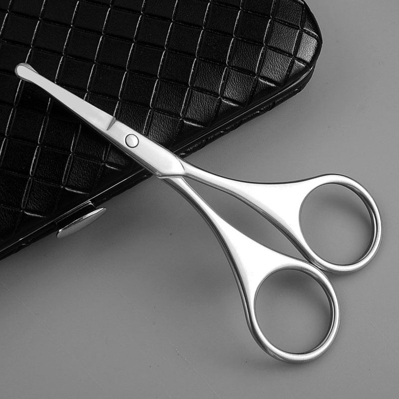 鼻毛剪鼻毛修剪男士小剪刀修鼻毛女手动去鼻孔毛剪子化妆美容工具