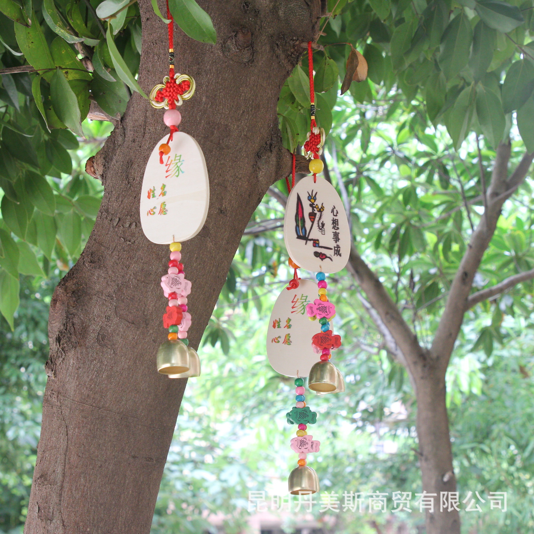 新款许愿风铃挂件丽江特色许愿牌祈福牌酒吧汽车挂件旅游纪念虔诚