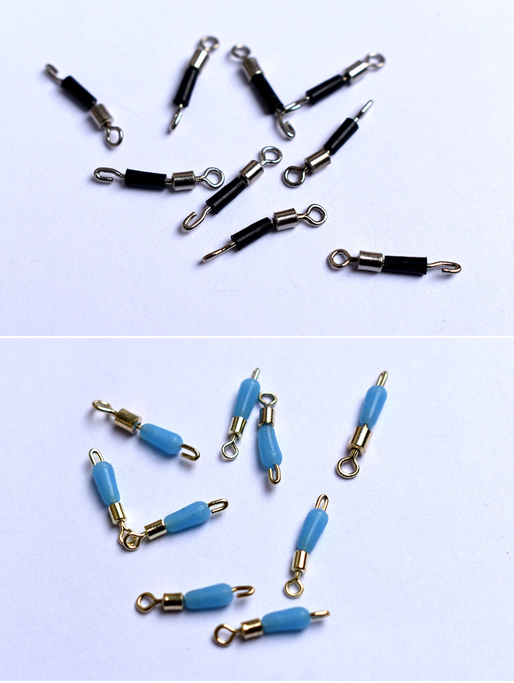 硅胶快速子线夹快速换子线连接器8八字环特快钓鱼渔具垂钓小配件
