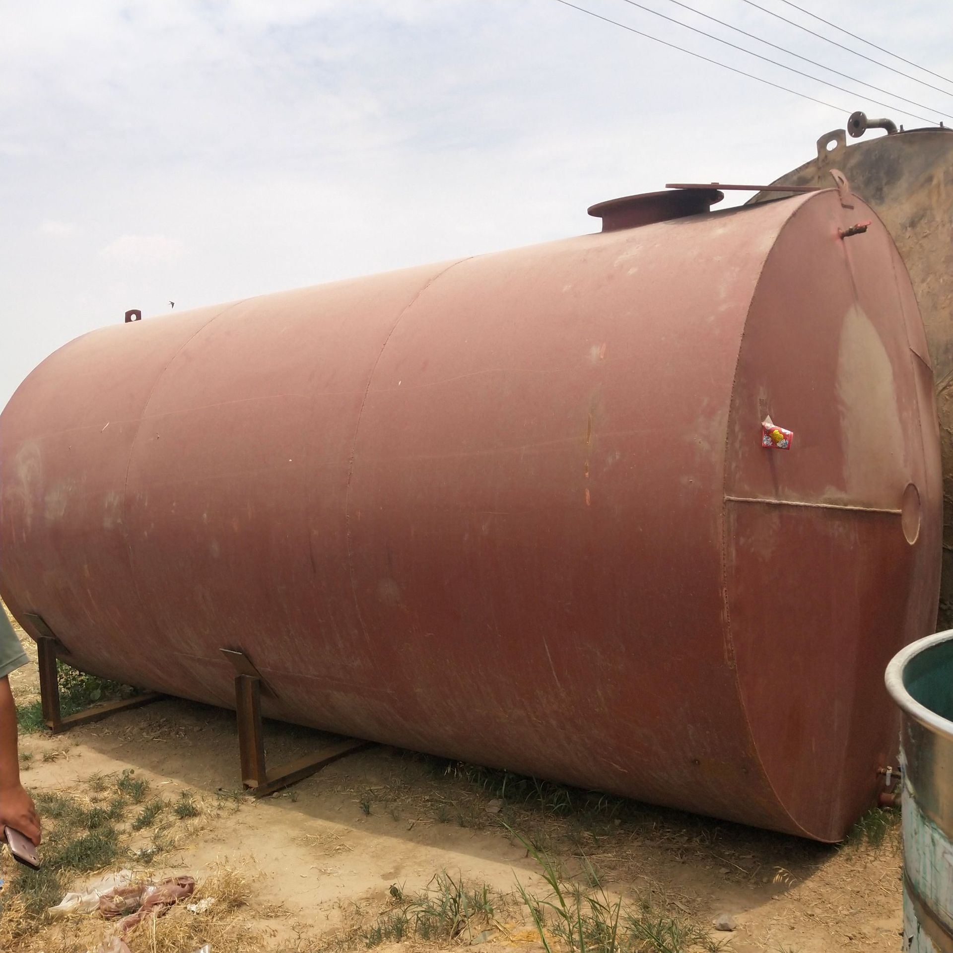 出售30吨二手油罐 碳钢储罐 二手50吨卧式铁罐 地埋罐 储油罐