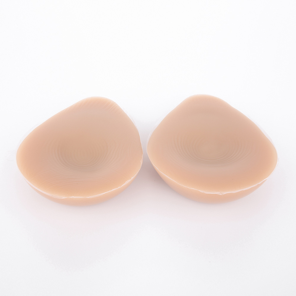 凹底水滴型硅胶术后义乳 伪娘变装义乳 仿真硅胶假奶假乳房假胸