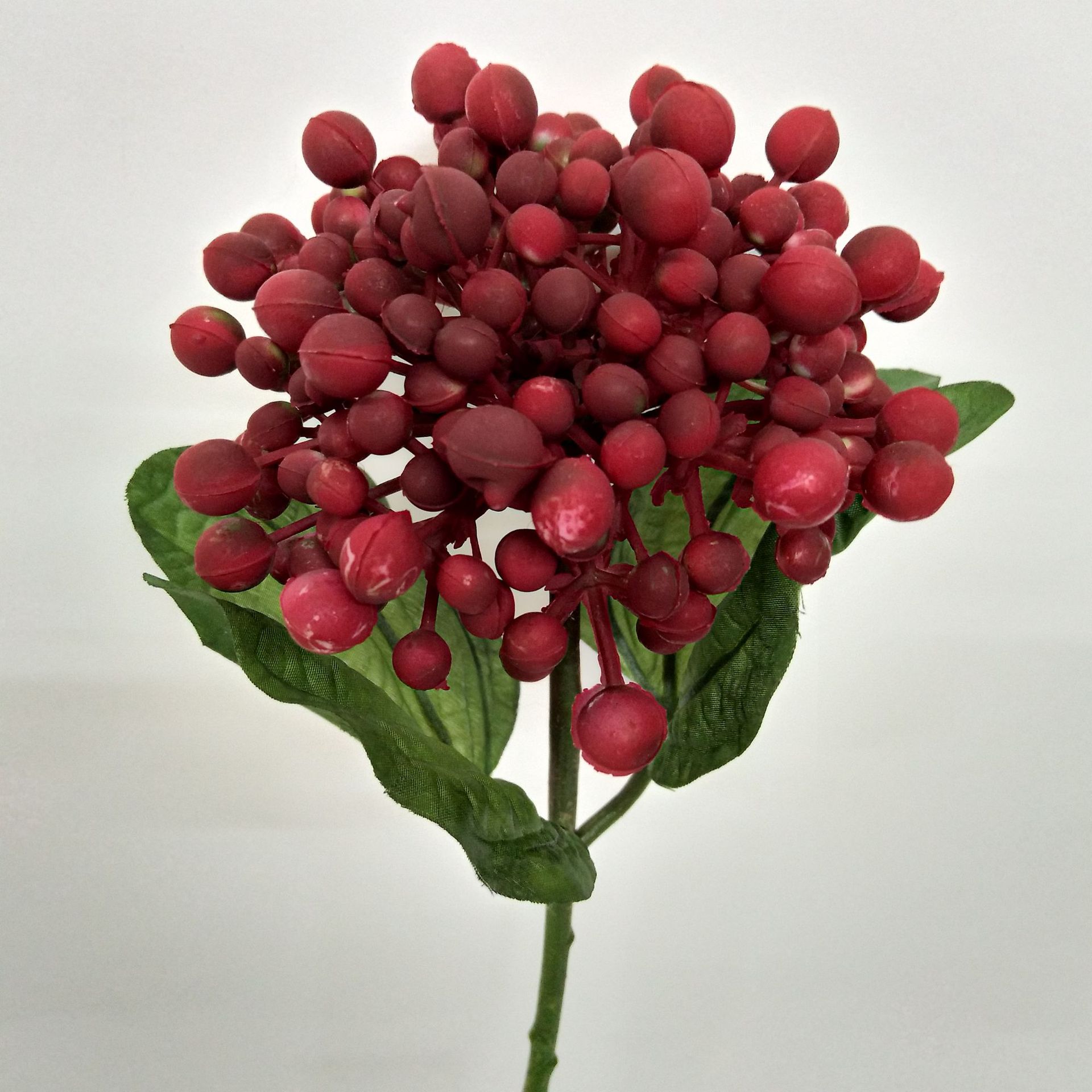 仿真花37头冰岛情人果果实装饰花卉客厅餐桌落地花瓶树枝卧室插花