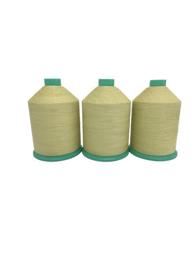 支持定制防切割缝纫阻燃芳纶纱1kg 一卷编织阻燃纱线