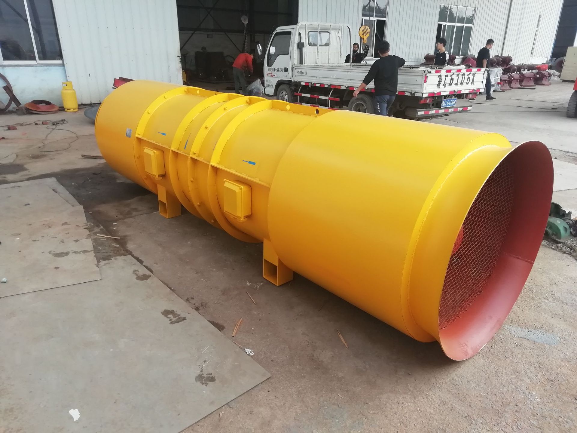 通力厂家供应 隧道施工对旋风机 隧道变频风机 2*110kw隧道风机