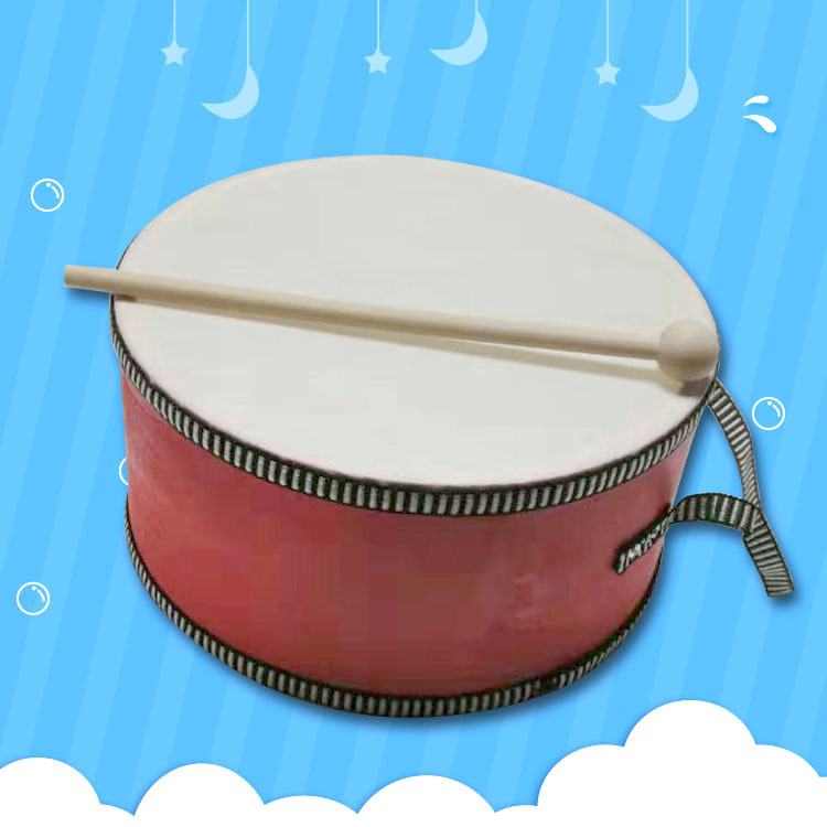 奥尔夫打击乐器印第安手提鼓儿童早教类乐器幼儿手鼓玩具双面皮鼓