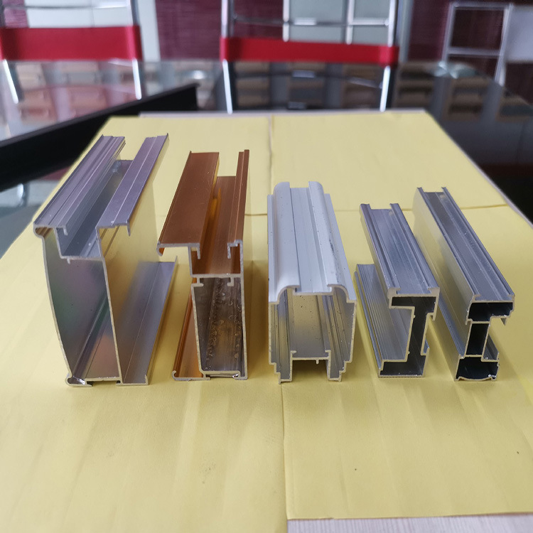 厂家直供 铝合金衣柜移门 推拉门型材 肌肤白 竖框系列 大量现货