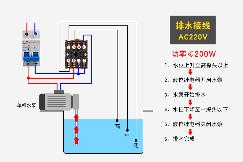 欣灵水位控制器制造厂家批发继电器hhy7gjyb714液位继电器