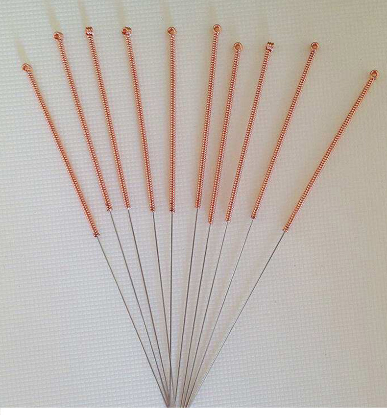 华佗牌针灸针 一次性无菌针灸针承臻铜柄华佗针毫针美容针100支装