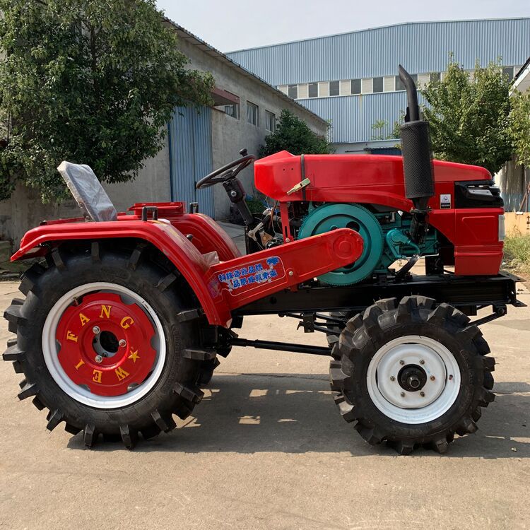 果园大棚专用偏坐小型低矮四轮拖拉机 低矮型四轮拖拉机