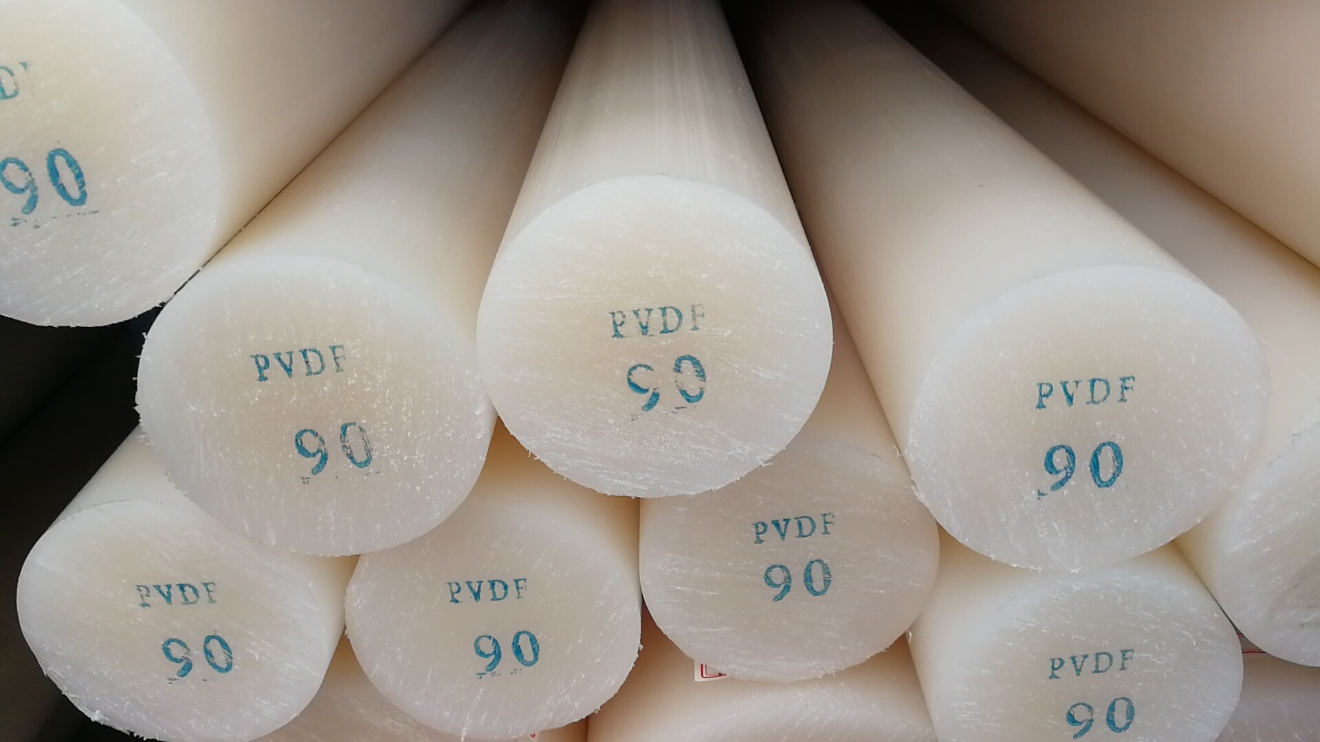 圆棒现货图片照片 价格 80pvdf棒外径外圆10厘米pvdf棒直径外径15厘米