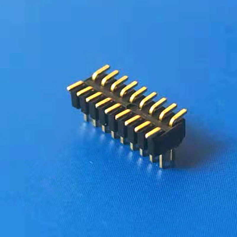 0mm间距双排排针1.0/1.27/2.0/2.54间距立式贴片插针连接器-阿里巴巴