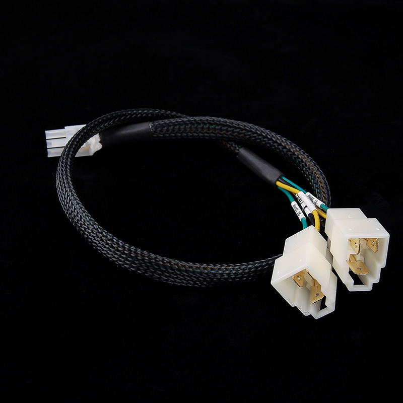 汽车连接端子线束6p 双3p 汽车电子线束 定制端子连接线束