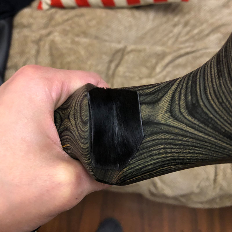 毛皮马皮箭台长毛美猎反曲传统弓箭射击器材配件比赛装备黑猎人