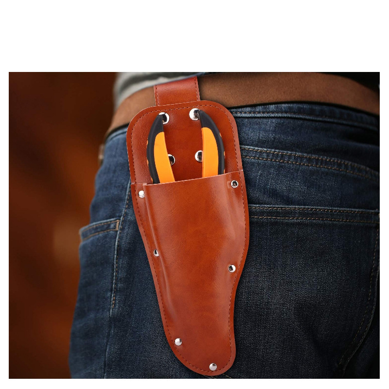 复古老虎钳皮套 pu皮园艺剪刀皮套 便携耐用可腰挂
