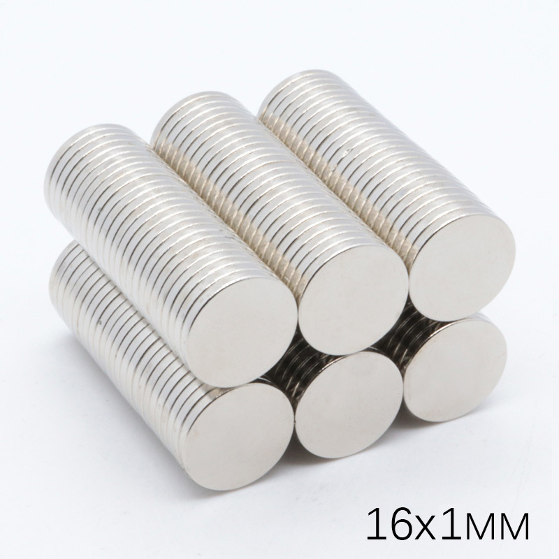 d16×1mm强磁圆形磁铁礼品包装盒配件钕铁硼强力薄稀土磁铁