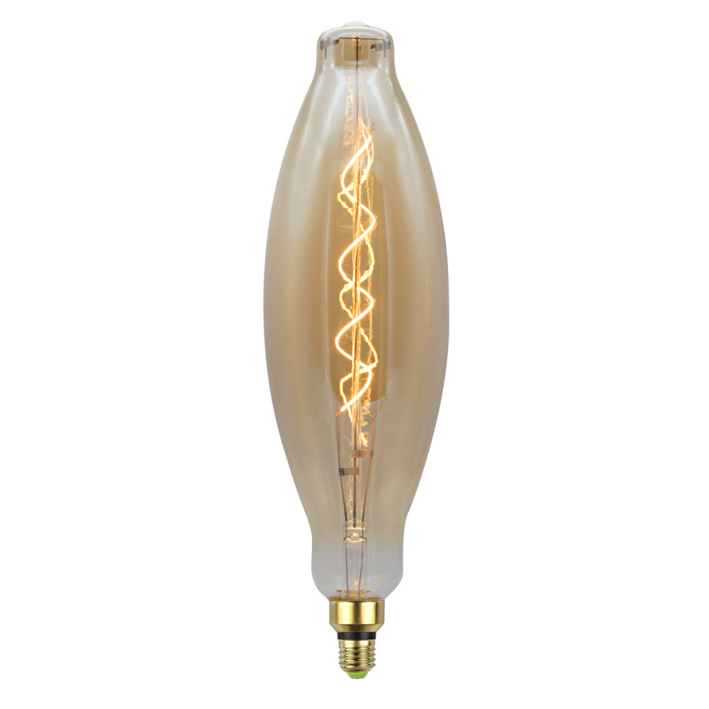 5k大号爱迪生灯泡软灯丝单螺旋大尺寸吊灯光源仿古灯led节能灯