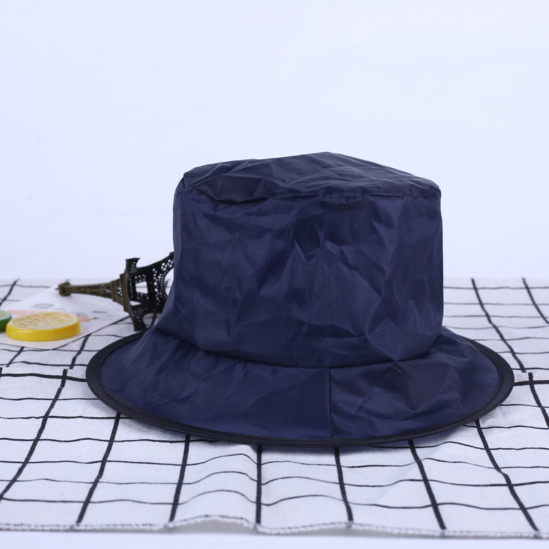 外贸尼龙渔夫帽可折叠钢丝鸭舌帽,棒球帽 折叠钢丝帽子定制logo