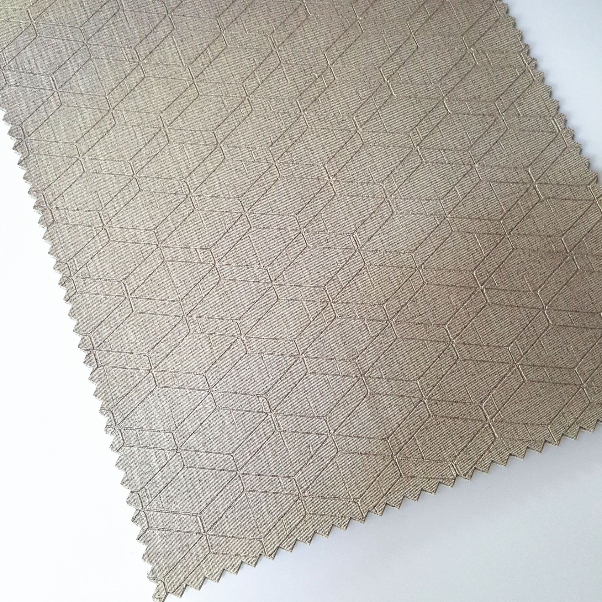 新款阻燃硬包pvc皮革立体感菱形皮革四边形压纹pvc皮革防火皮革