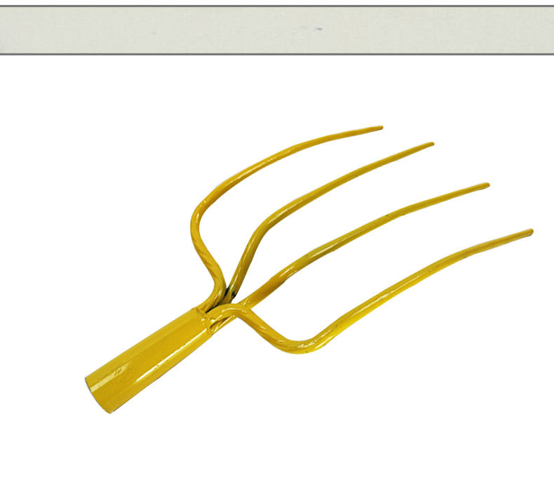 翻地叉粪叉子挖地四齿叉四齿锄农具农用钢叉铁叉锄头翻土耙子