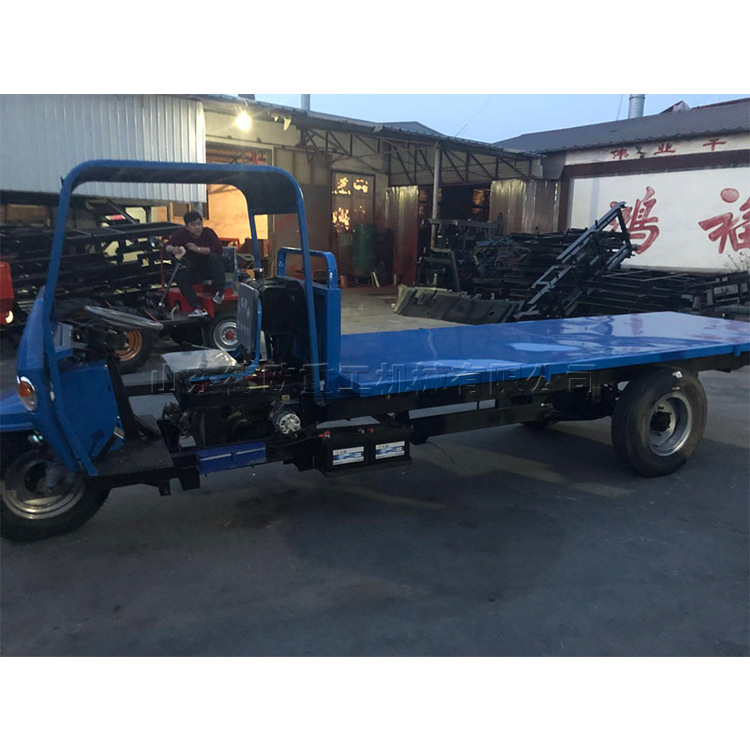 德欧供应建筑工程自卸车 加长平板柴油三轮车 农用三轮摩托车