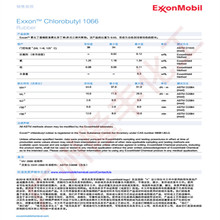埃克森氯化丁基1066/丁基橡胶/埃克森丁基1066