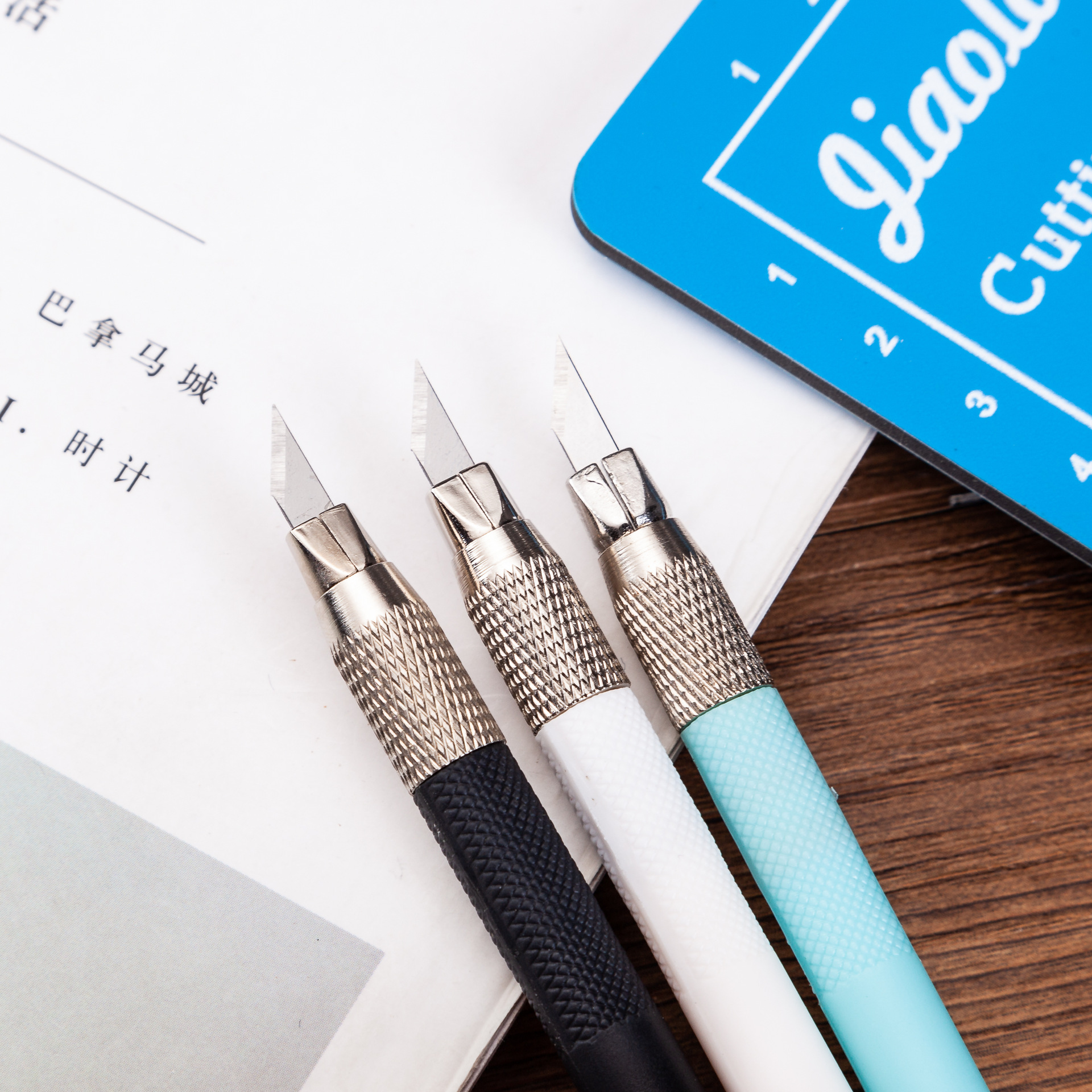 雕刻笔刀模型笔刀模型刻刀雕刻刀 12片刀片美工刀刀刻书